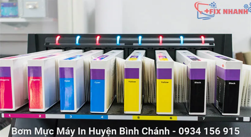 Bảng giá bơm mực máy in huyện Bình Chánh tại Fix Nhanh