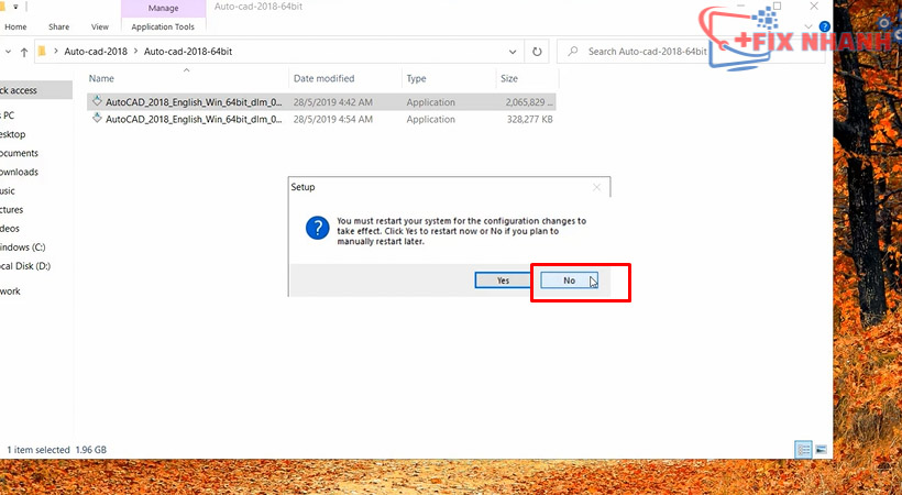 Hiện như vầy thì chọn Ok nha.Hướng dẫn cài đặt Autocad 2018 chi tiết