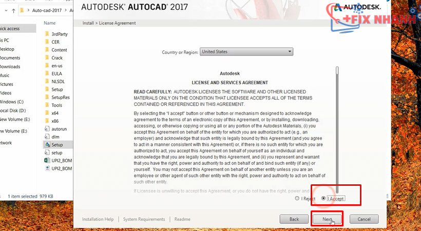Hướng dẫn cài đặt Autoacd 2017 chi tiết