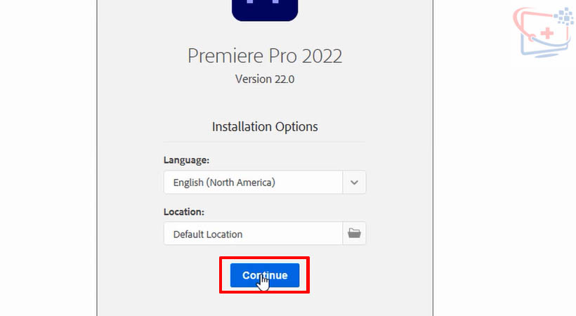 cài đặt Adobe Premiere 2022.