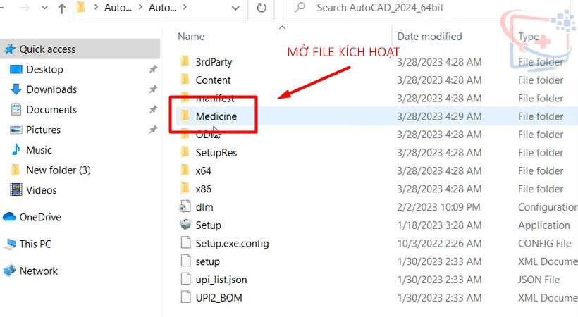 Mở file kích hoạt như hình trên.