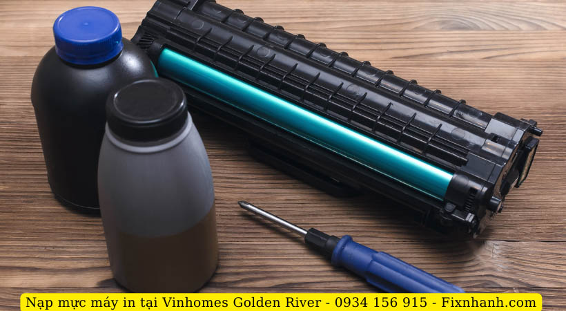 Cách Nạp Mực Máy In Tại Vinhomes Golden River.