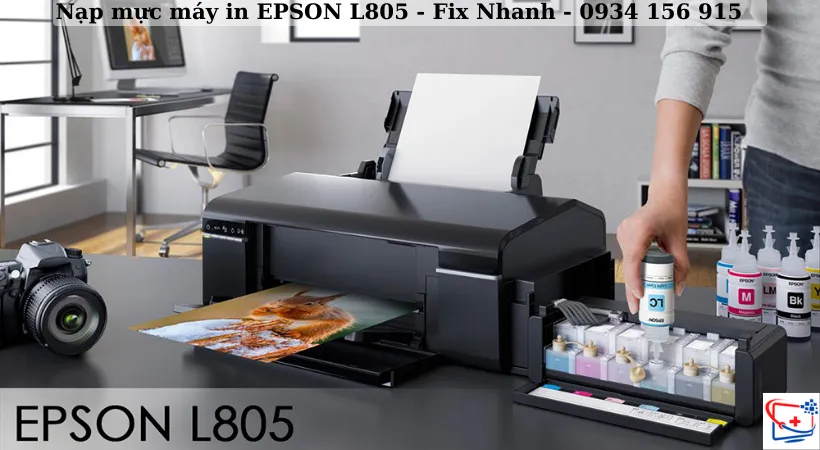 Cách sử dụng hiệu quả máy in Epson L805 khi in công suất lớn.