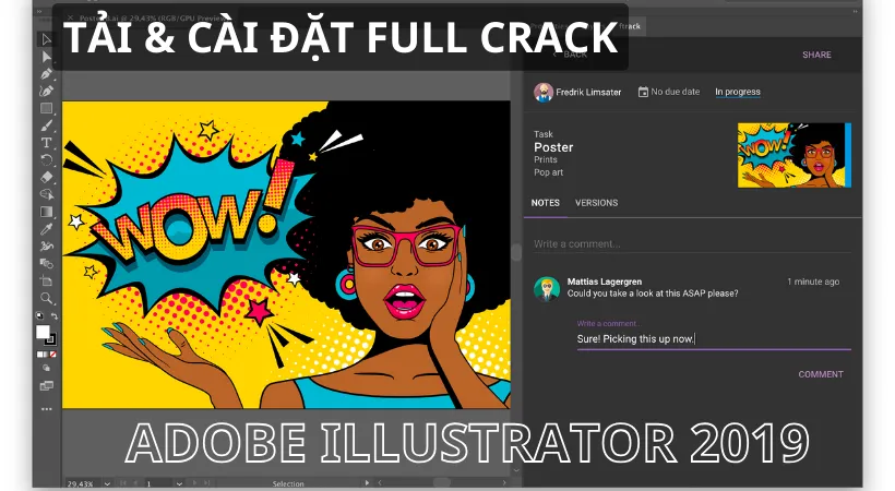 Hướng dẫn cài đặt Adobe Illustrator 2019 free chi tiết.