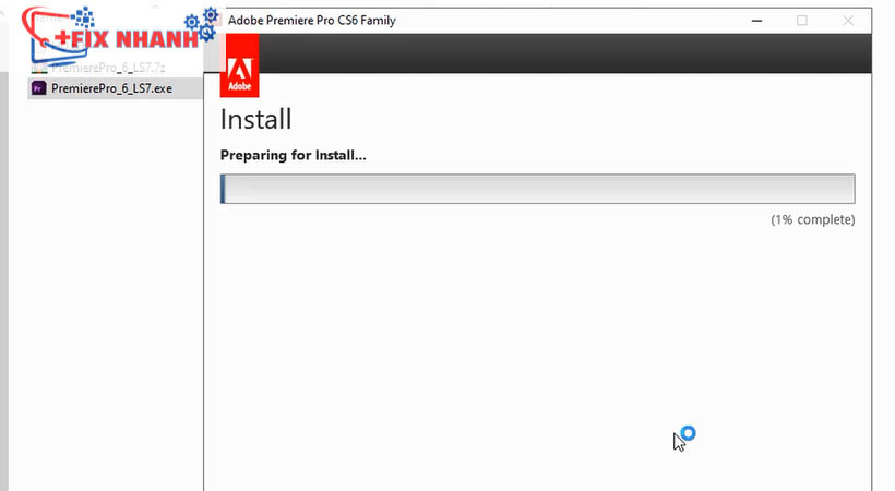 Đợi tải adobe premiere cs6 