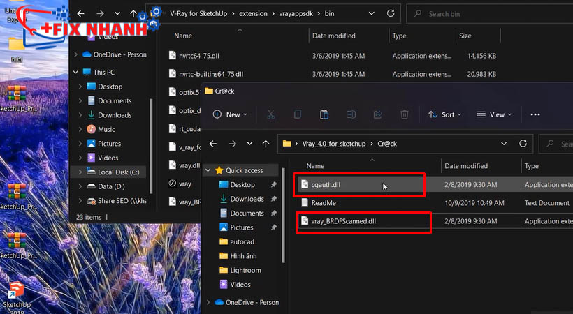 Sau đó copy lần lượt 2 file bên dưới