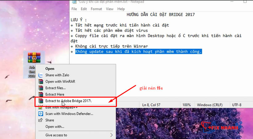 giải nén file