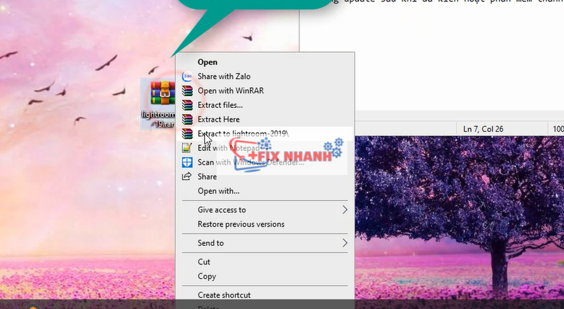 giải nén phần mềm lightroom 2019