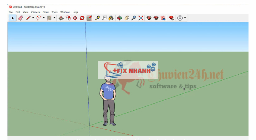 Phần mềm sketchup 2019 được kích hoạt thành công