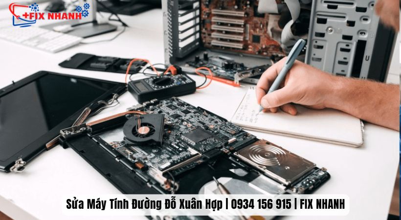 Quy trình nhận máy sửa máy tính