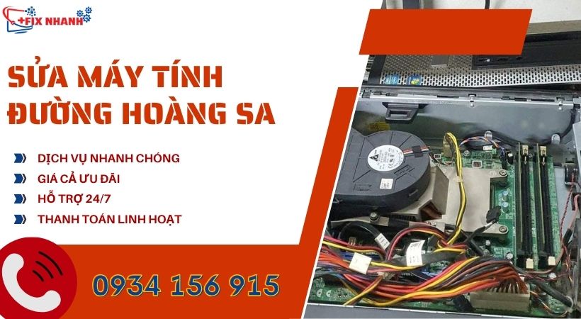 Sửa máy tính đường Hoàng Sa,