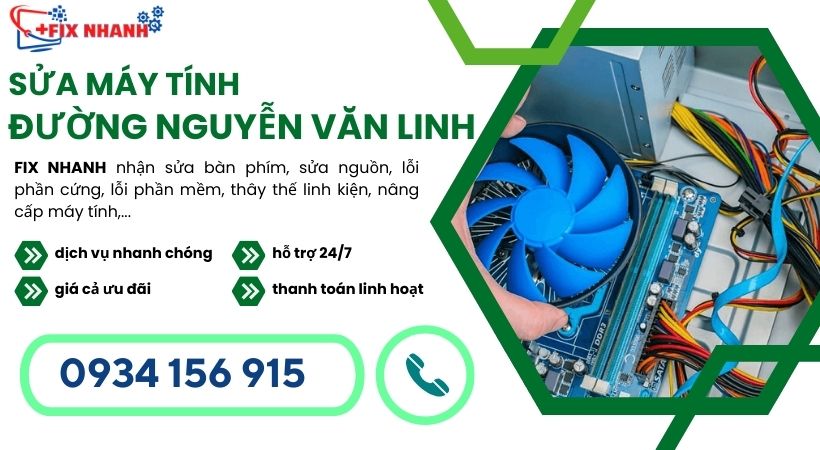 Sửa máy tính đường Nguyễn Văn Linh.