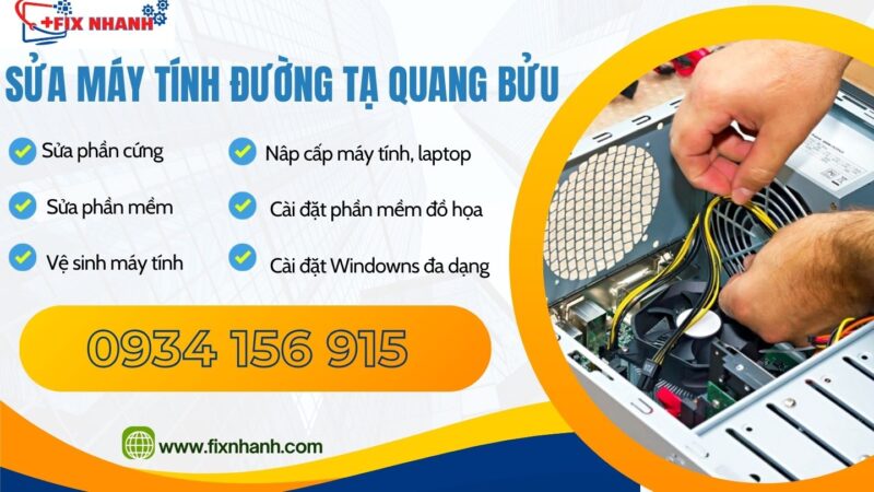 Sửa máy tính đường tạ quang bửu